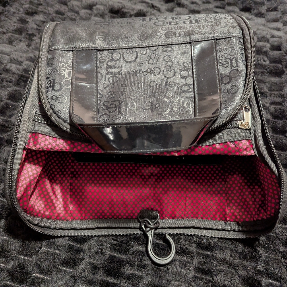 Caboodles Black Travel Hanging Makeup Accessories Case - Picture 6 of 7